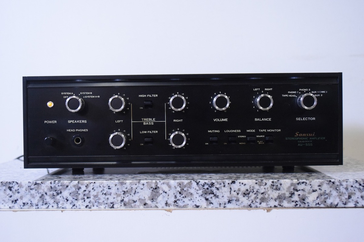 サンスイ AU-555A プリメインアンプ 動作品 サンスイ AU-555A