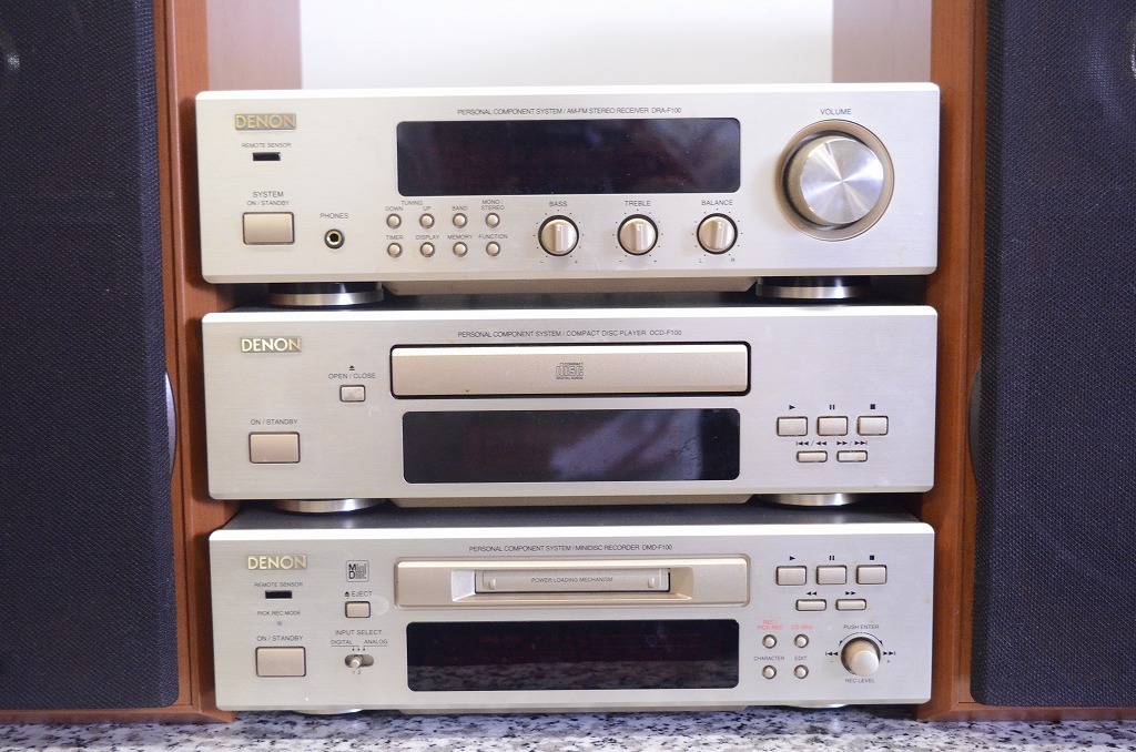 DENON デノン DRA-F100,DCD-F100,DMD-F100,SC-F100 コンポセット 買取