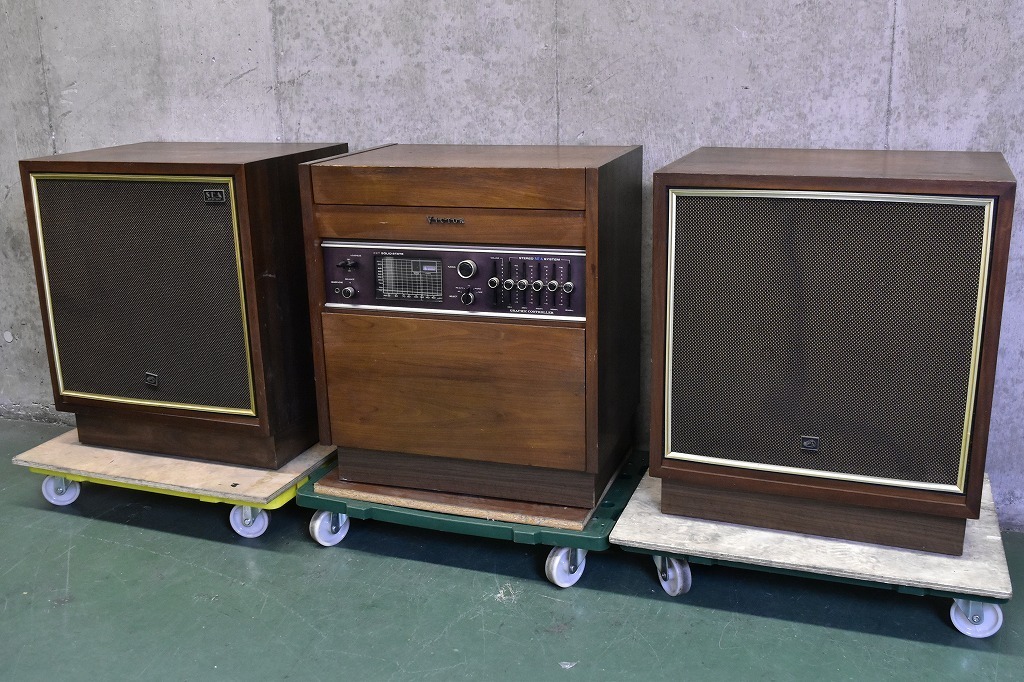 Victor ビクター SSL-55TS レトロ ステレオ ターンテーブル スピーカー