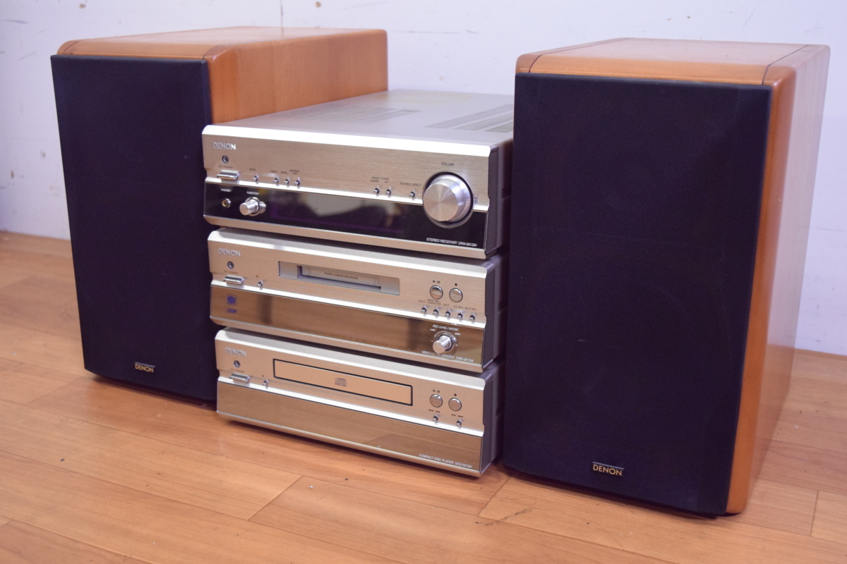 DENON/デノン システムコンポ DRA-201SA DMD-201SA DCD-201SA SC-E727R