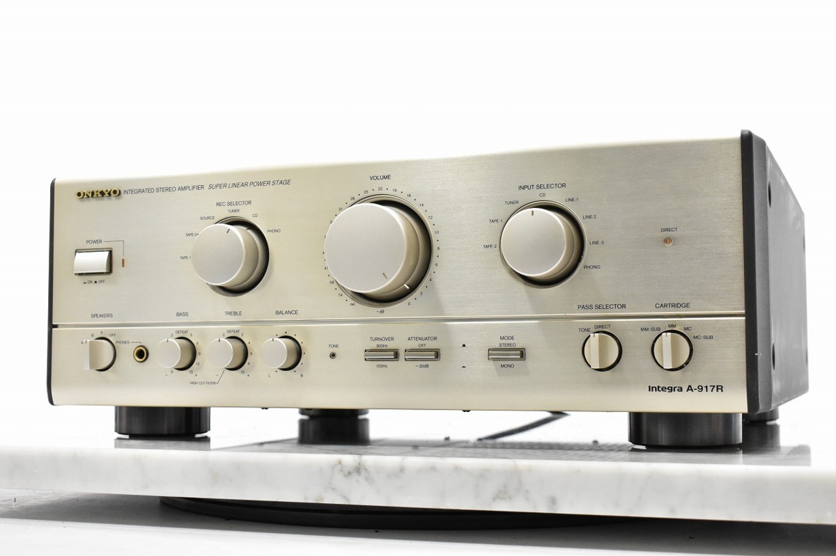 整備済 ONKYOオンキョー Integra A-817RXⅡ 木目パネル 整備済 ONKYO