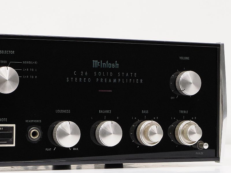 TRIPLEマッキントッシュC26名機美品 プリアンプ McIntosh