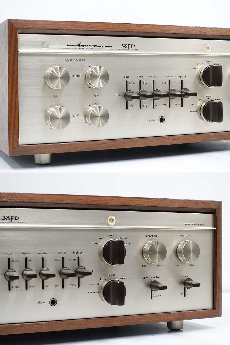 LUXMAN SQ38FD MK-II 真空管 プリメインアンプ SQ-38FD MKII