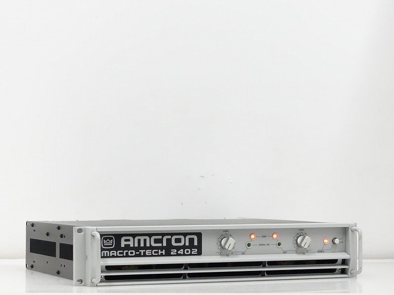 AMCRON MACRO-TECH 2402 パワーアンプ MA-2402 アムクロンを徳島県鳴門
