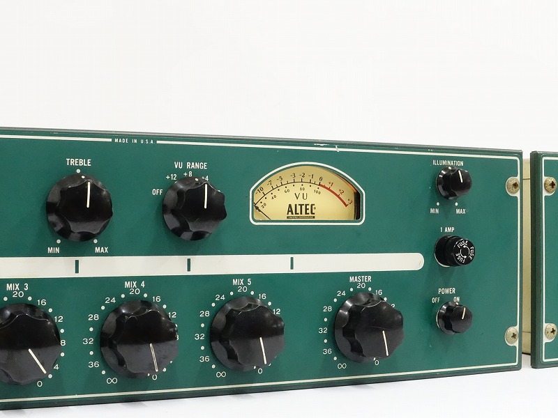 ALTEC LANSING 1567A/WesternElectric 真空管使用 ミキサーアンプペア