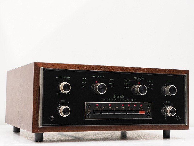 McIntosh C29 プリアンプ ウッドケース付 マッキントッシュを広島県