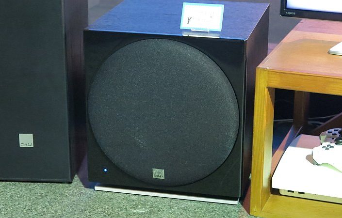 DALIのサブウーファー SUB E12Fを展示しました