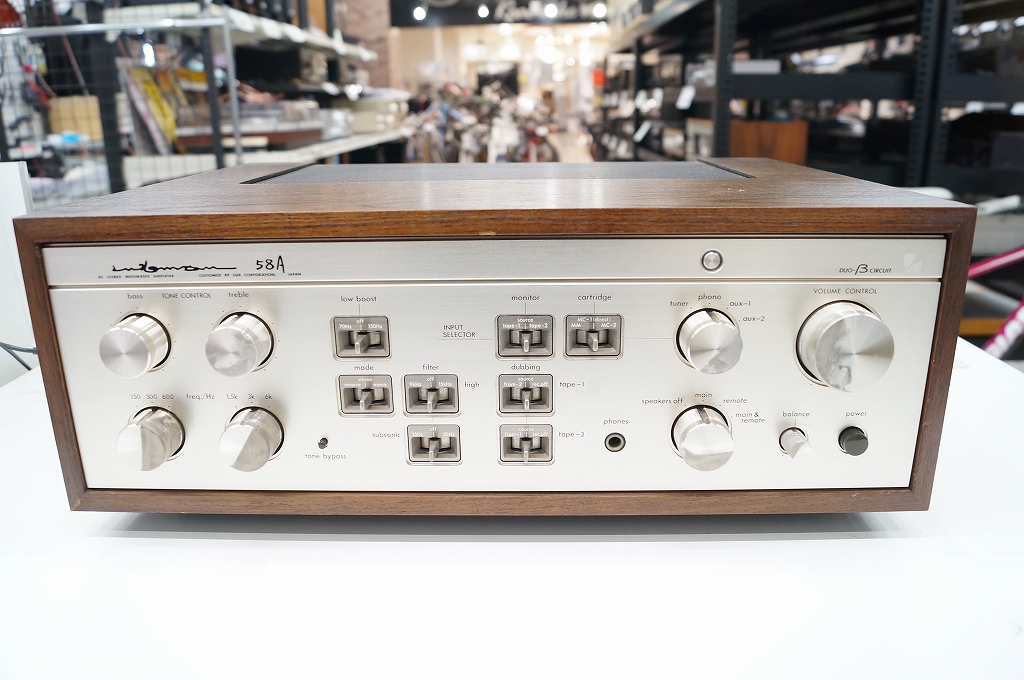 LUXMAN プリメインアンプ L-58A高価買取実績 オーディオ高額査定