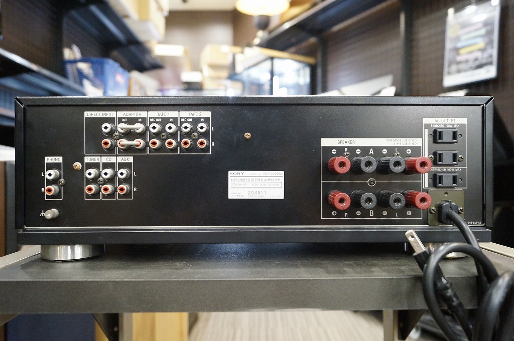 SONY プリメインアンプ TA-F222ESJ高価買取実績 オーディオ高額査定