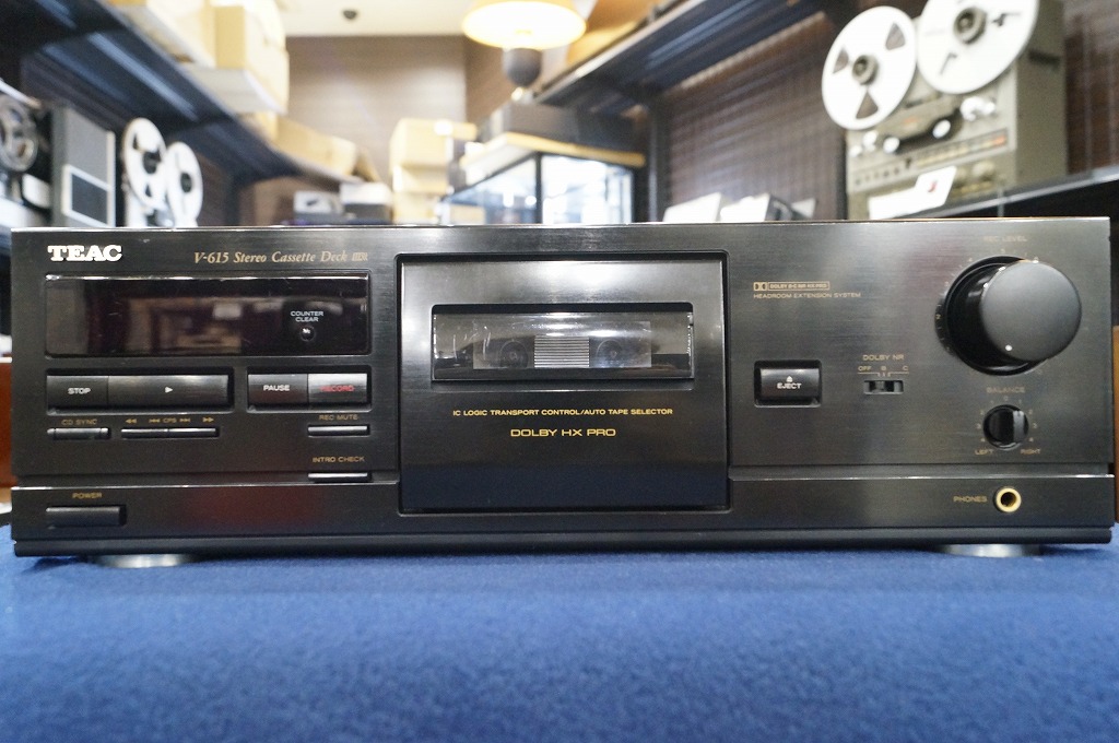 TEAC カセットデッキ V-615高価買取実績 オーディオ高額査定