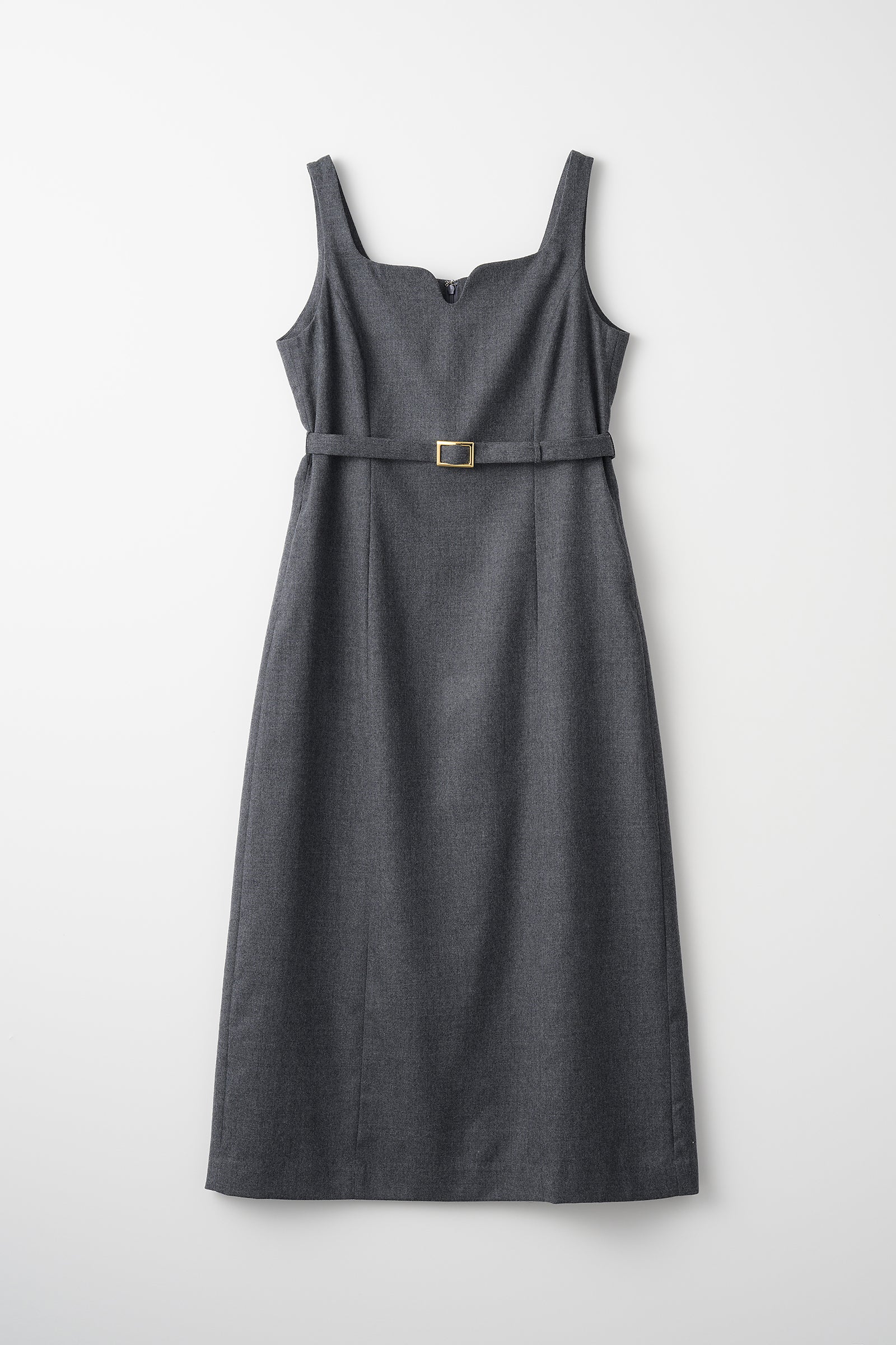 Wool jumper skirt (Heather gray) – Audire