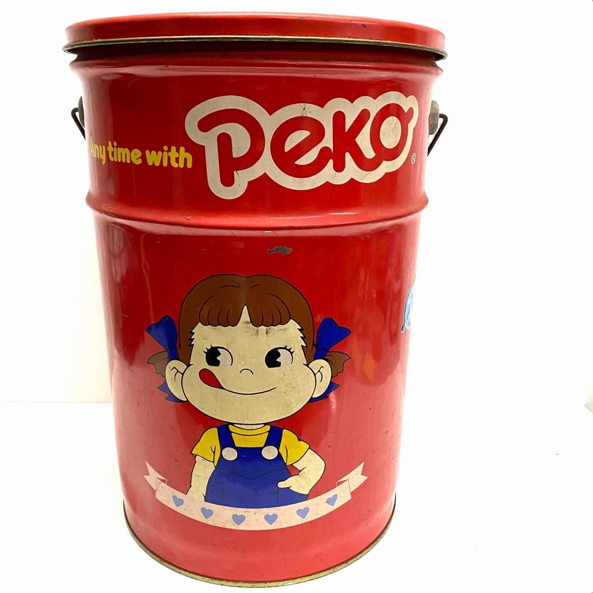 Yahoo!オークション -「不二家ペコちゃんスツール缶」の落札相場・落札価格