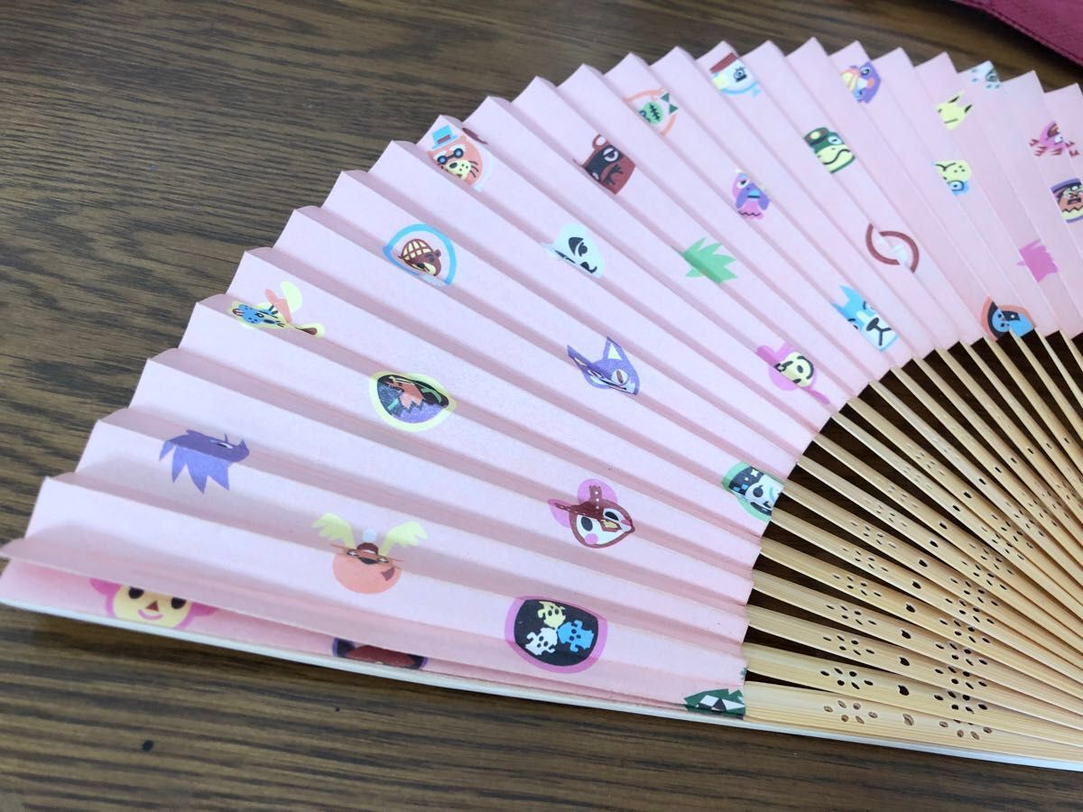 送料無料 新品未開封 クラブニンテンドー景品 キャラクター絵扇子