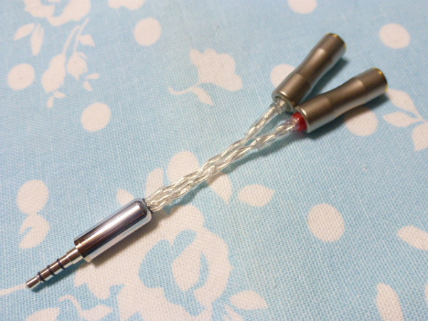 PENTACONN EAR (メス) → T60RP PM-3 HiFiMAN DEVA 変換ケーブル 短め