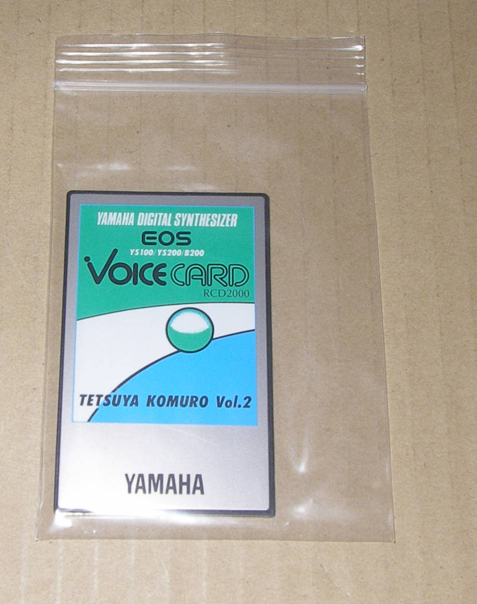 Yamaha Rcd-2000 Tetsuya Komuro Voce Card Ok Made In Japan #1