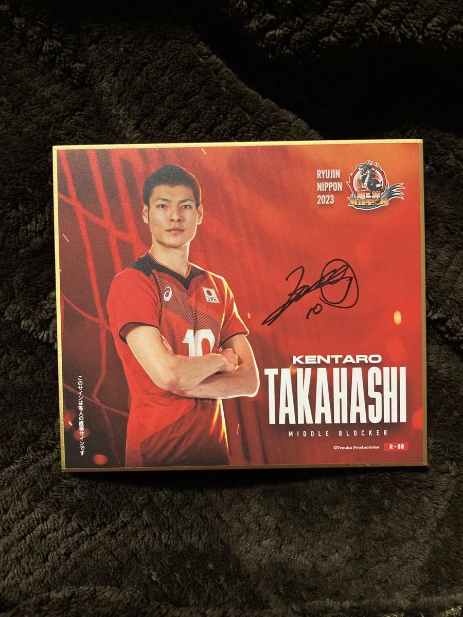 龍神NIPPON 2023 直書き・直筆サイン入りレアmini色紙【山内晶大】男子