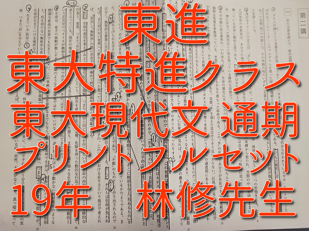 駿台 吉田浩二・井辺卓也先生 18年夏期 数学特講Ⅲ 講義解説プリント