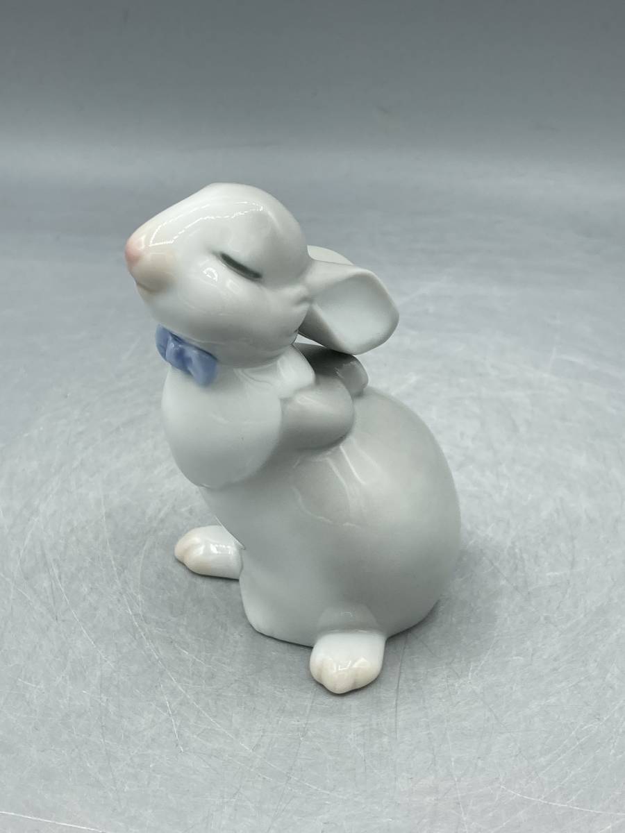 骨董品 兎 陶器製置物 フィギュリン オブジェ 昭和レトロ コレクション