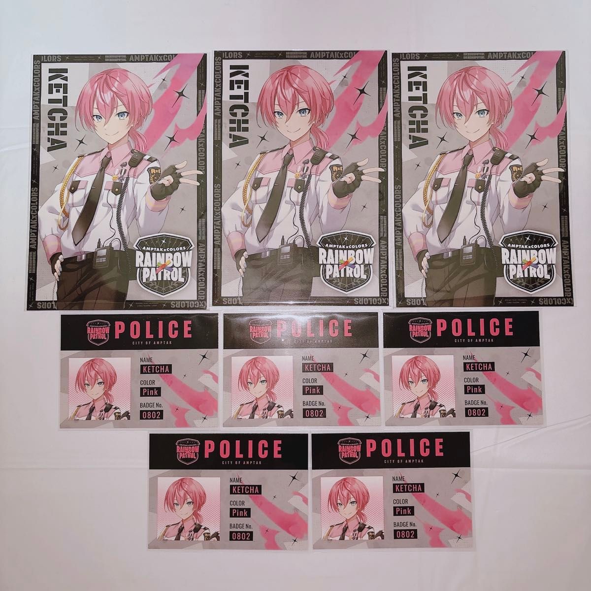 警察ID風カード ポストカード CD特典 ぷりっつ｜Yahoo!フリマ（旧