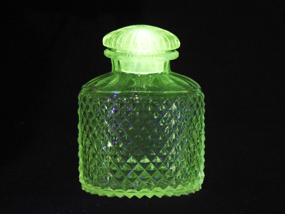 虹 ガラス 茶器 共箱 茶道具 硝子 棗 薄器 レインボー Rainbow 丹波