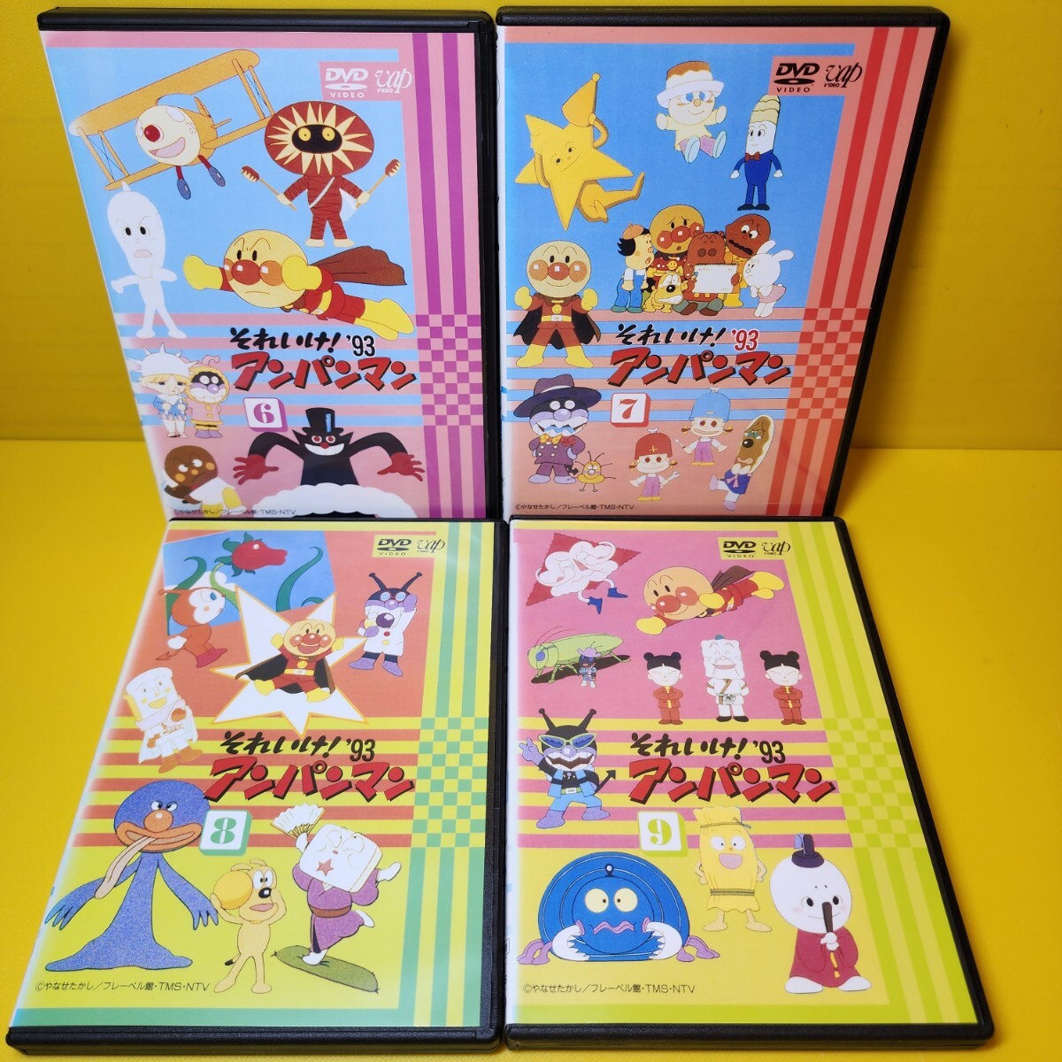 新品ケース交換済み それいけ アンパンマン『'93』2～5巻 DVD4巻セット