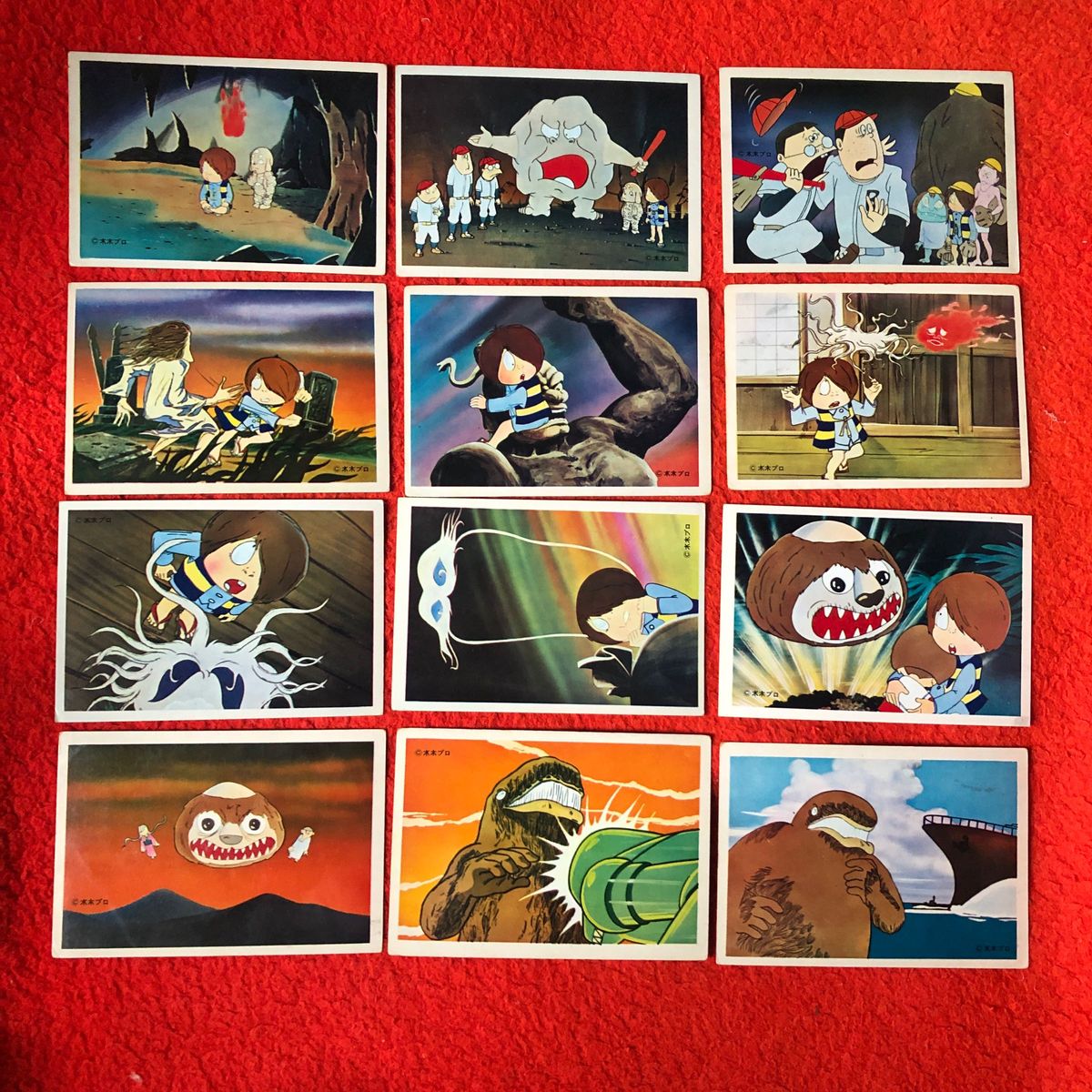 水木しげる ゲゲゲの鬼太郎 水彩画 直筆サイン 色紙 落款入｜Yahoo