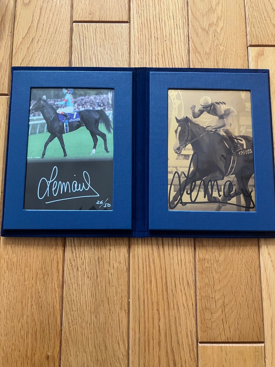 イクイノックス 2022 天皇賞・秋 ミニゼッケン ルメール直筆サイン馬券
