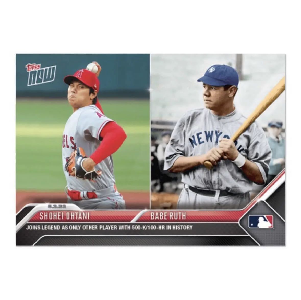 topps now 大谷翔平 ベーブ・ルース MLB 侍ジャパン #233 16