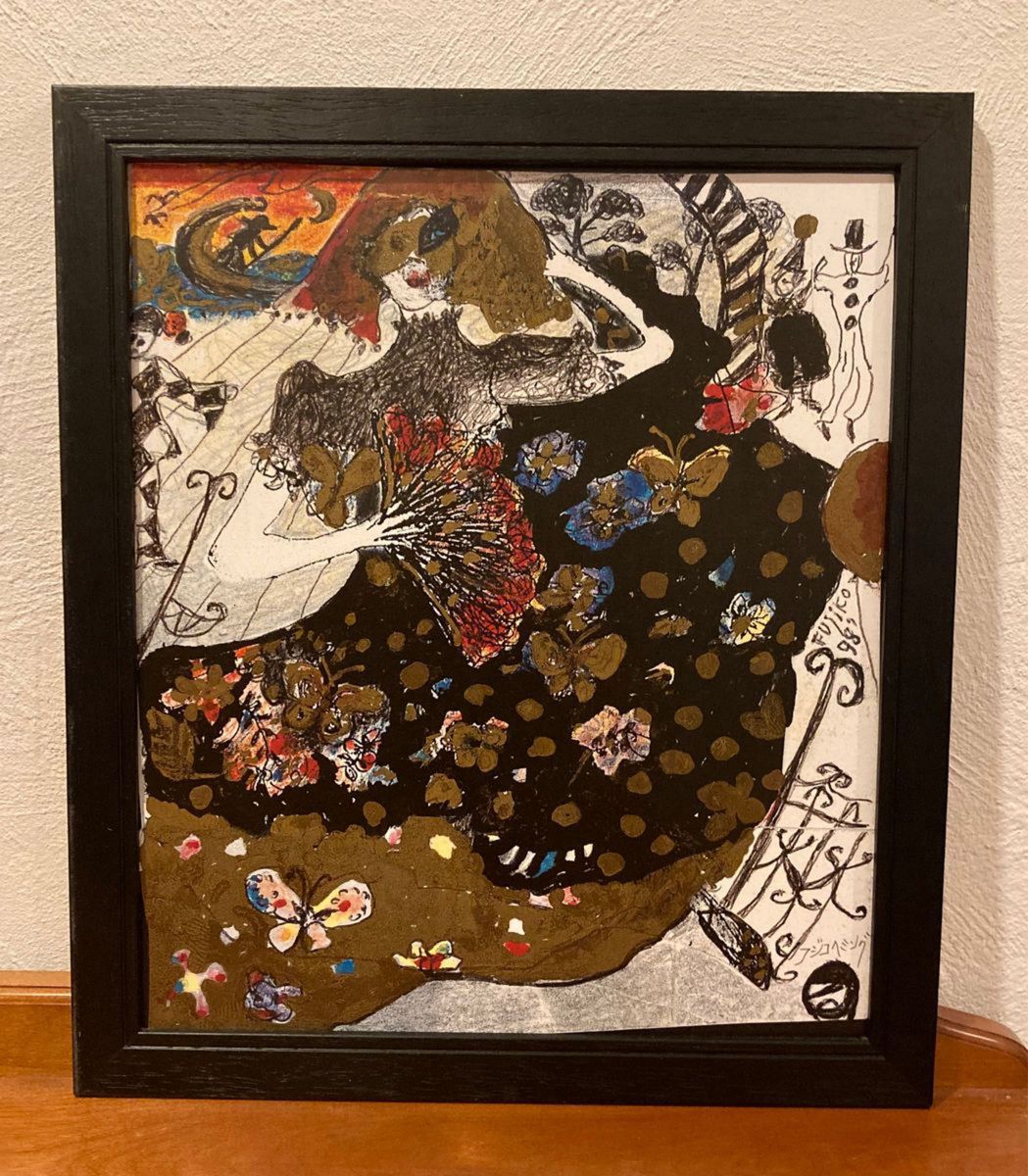 美品 ラッセン ディズニー シーサイドロマンス アート 絵画 ミッキー