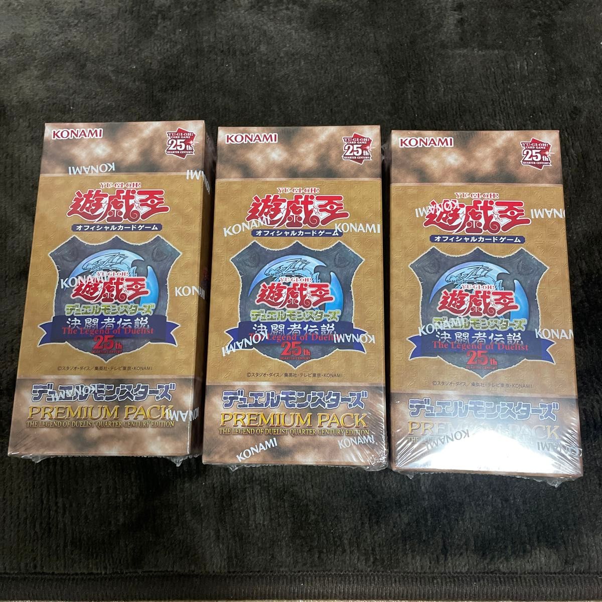 遊戯王 決闘者伝説 東京ドーム限定 25th プレミアムパック 3BOX｜Yahoo