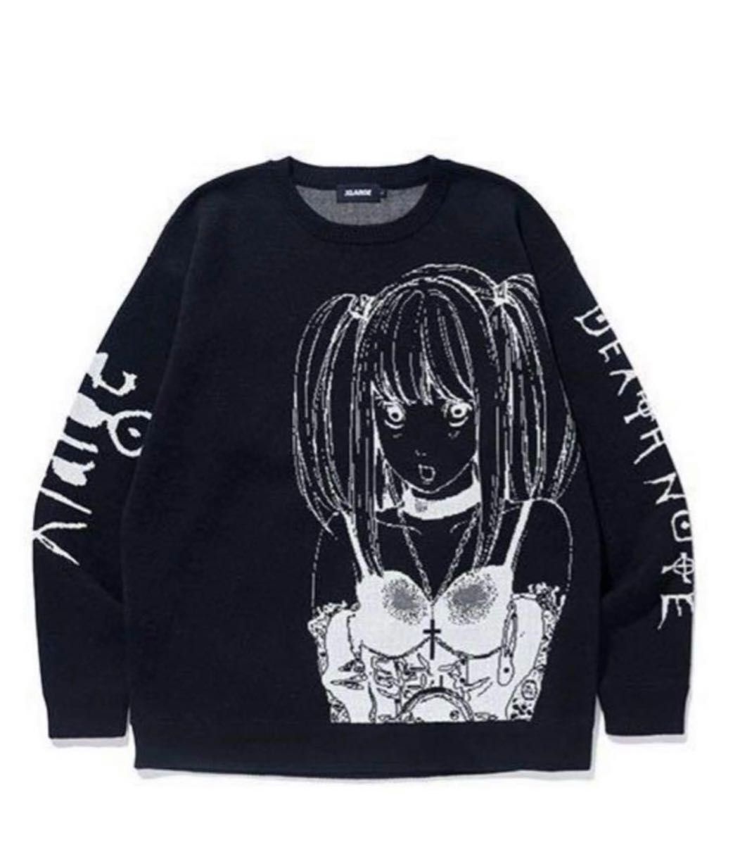 即日発送】XLARGE x DEATHNOTE MISA KNITSWEATER XLサイズ 新品未使用