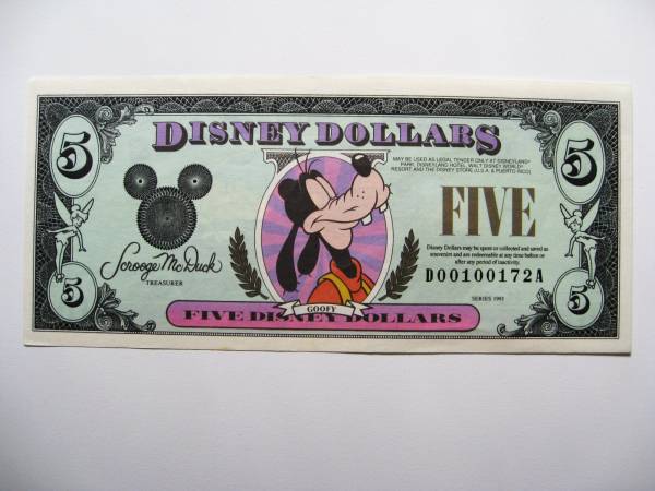 ディズニーダラーの値段と価格推移は？｜15件の売買データから