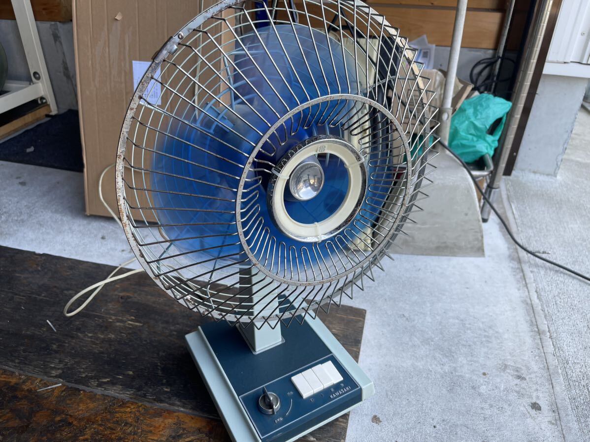Yahoo!オークション 川崎電機扇風機 実働品！昭和レトロ 当時物
