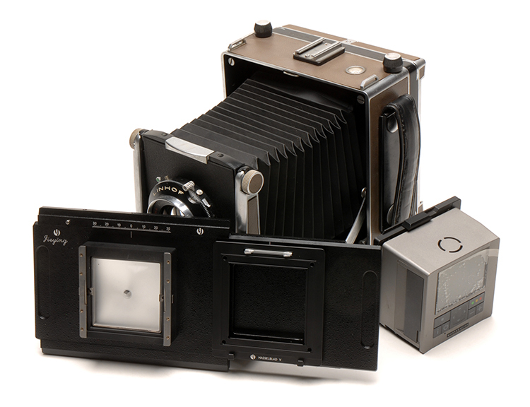 Canon キャノン EOS Rマウントアダプター 4x5大判カメラ用 縦横に回転