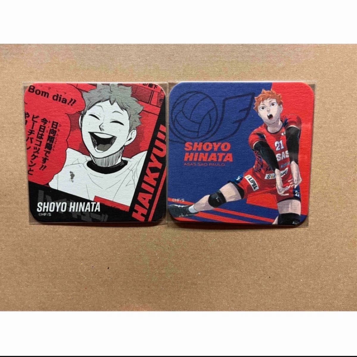 ハイキュー box特典 アートコースター Vリーグ 日向 影山｜Yahoo
