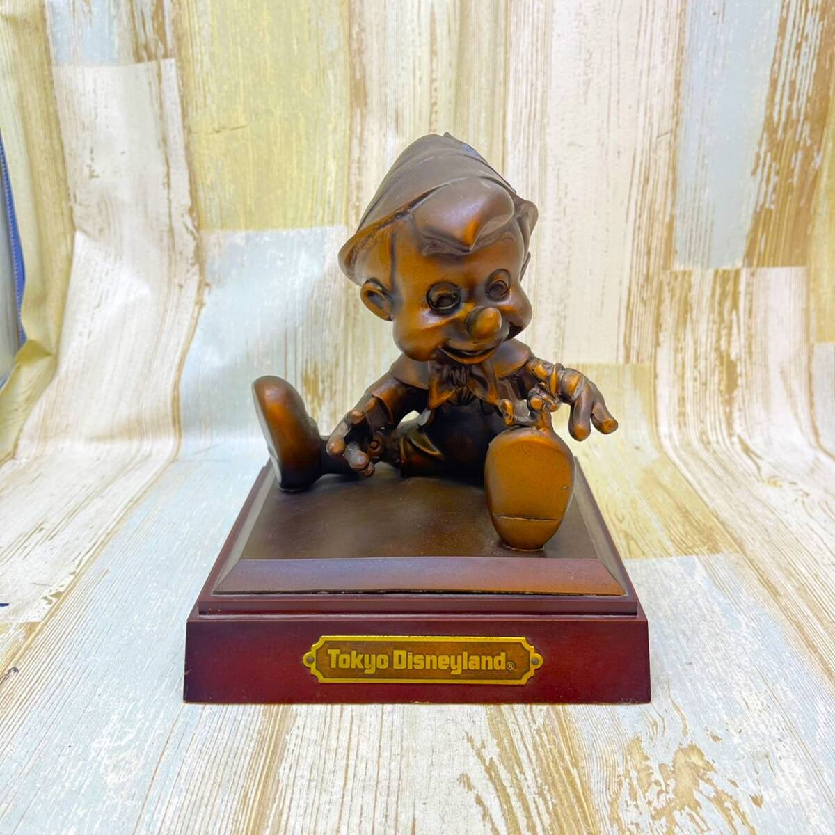 ディズニー Disney 置物 スタチュー 石像 ドナルドダック 希少 御影石