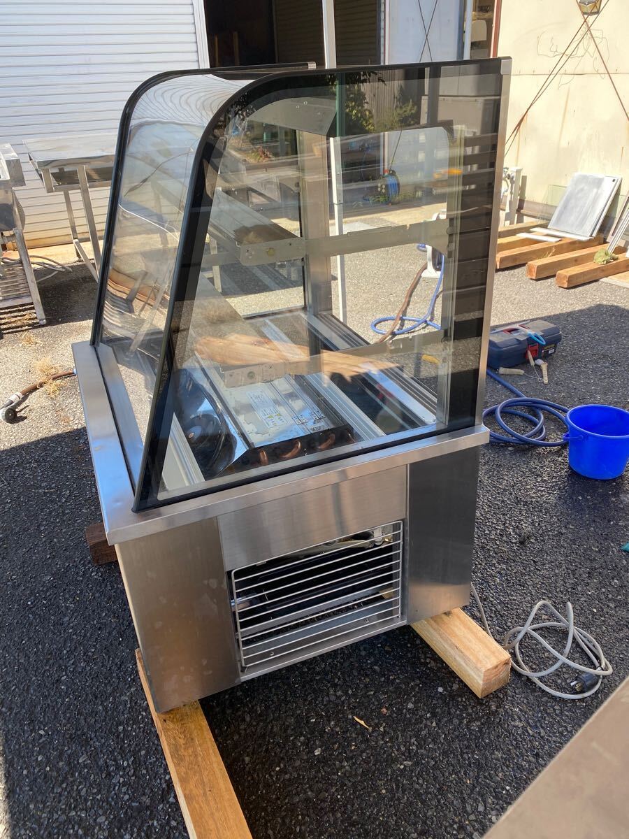 ホサカ冷蔵ショーケース 単相100V 送料込み 美品ホサカ冷蔵ショーケース 単