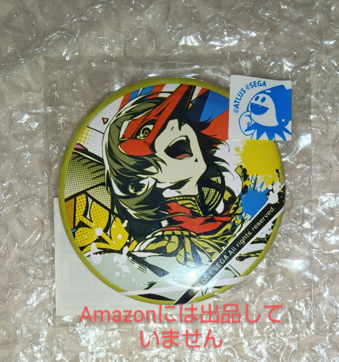 ペルソナ5 総攻撃 主人公 缶バッジ コトブキヤ ジョーカー 雨宮蓮 1個