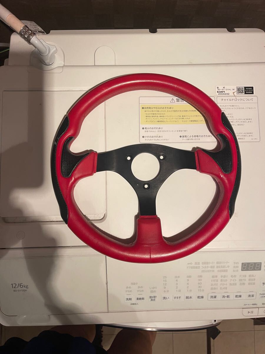 VICTOR ヴィクトール ステアリング 33パイ 赤カーボン風 ハンドル 2026