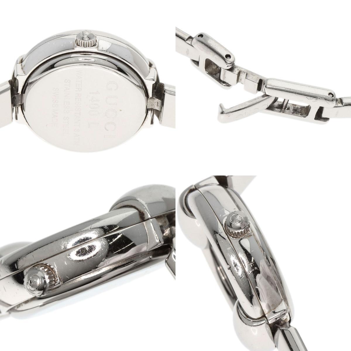 GUCCI GUCCI グッチ 1400L ラウンドフェイス 腕時計 ステンレス