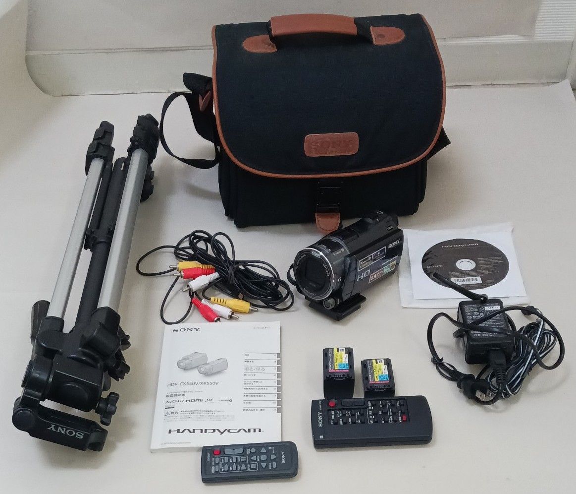 ソニーHDR-CX550 三脚セット バッテリーなく未確認｜Yahoo!フリマ（旧