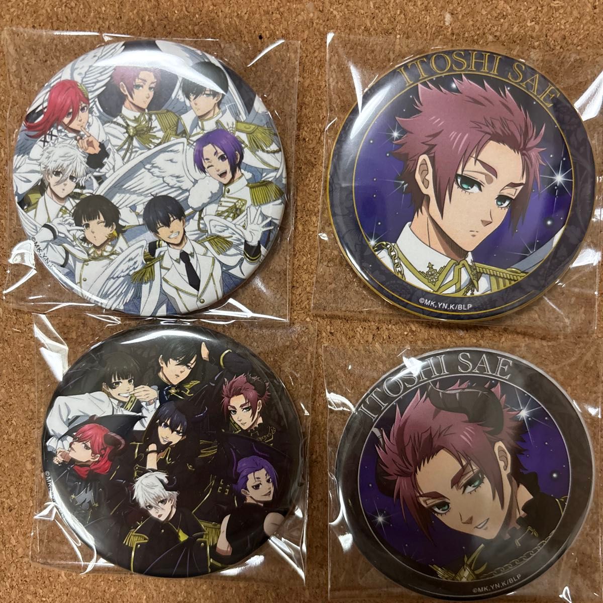 ブルーロック ブルロ ファボテリア 限定 缶バッジ 天使と悪魔 糸師凛