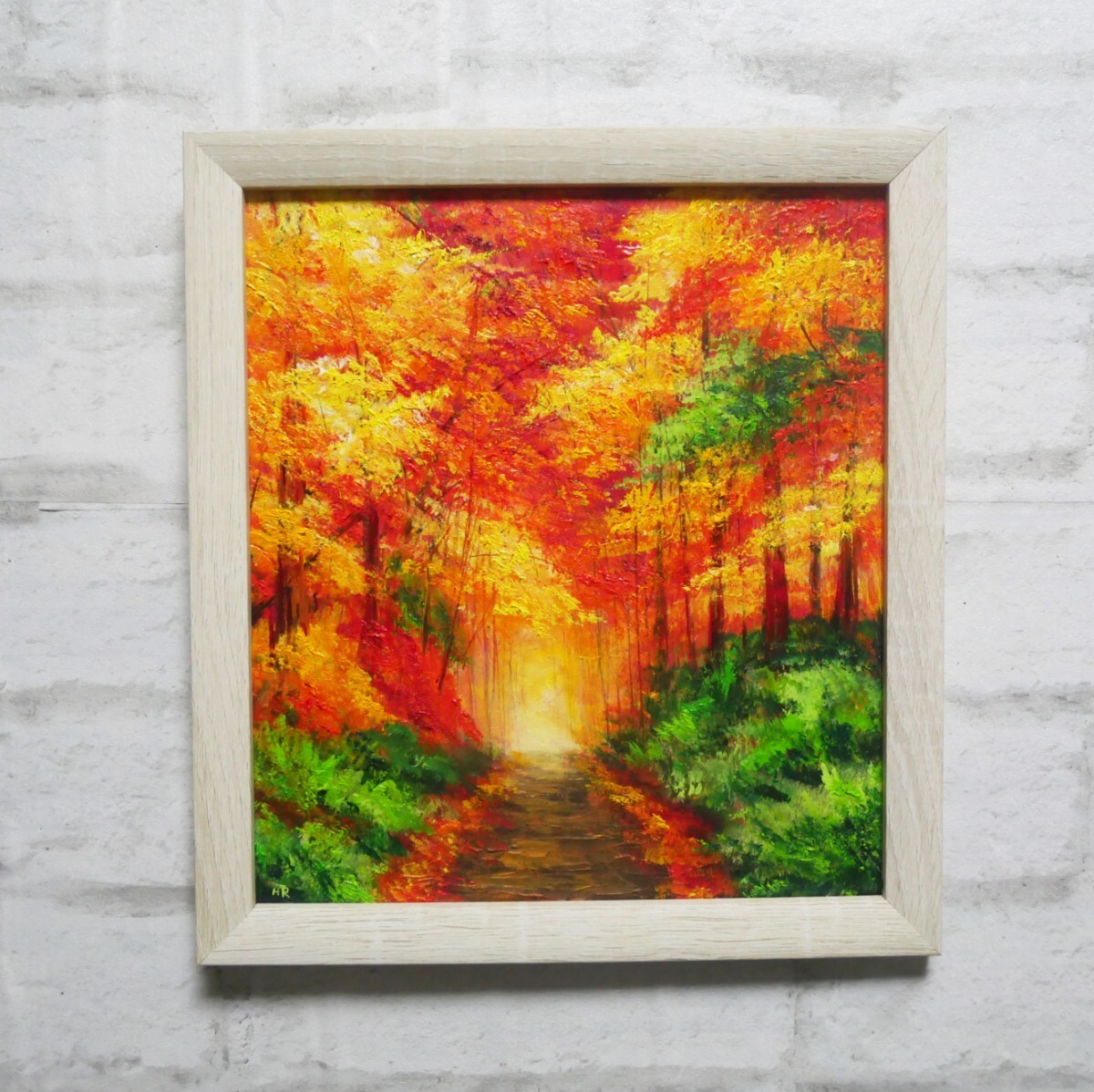 静寂の森 油彩画 額装絵画／サインあり／大型作品 2026年最新】Yahoo