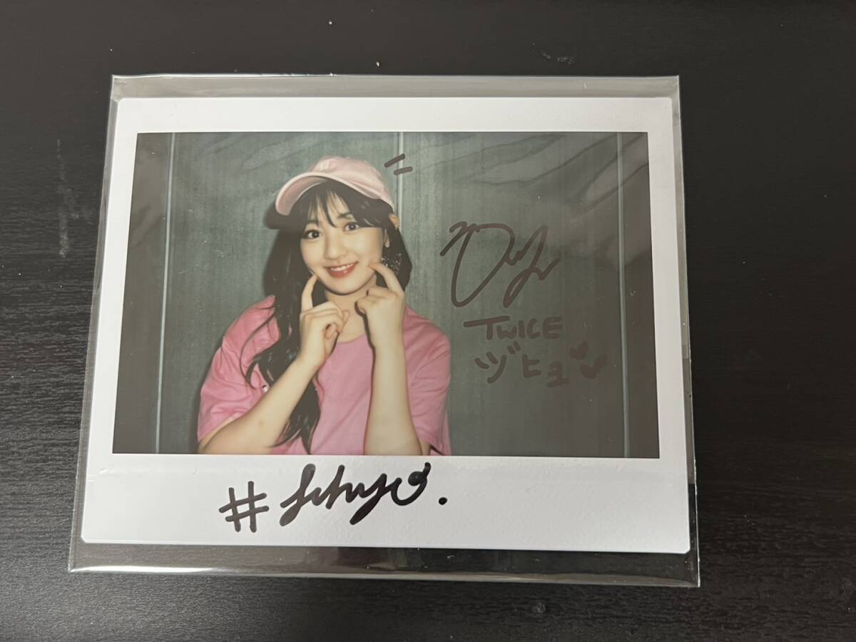 TWICE サナ ポラロイド サイン チェキ ONCE JAPAN 直筆 公式 TWICE