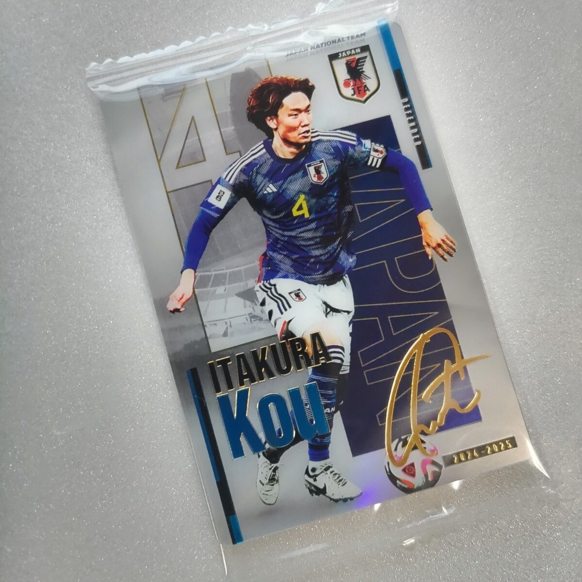 2018 Jリーグ ベガルタ仙台 板倉滉 直筆サインカード 2018 Jリーグ