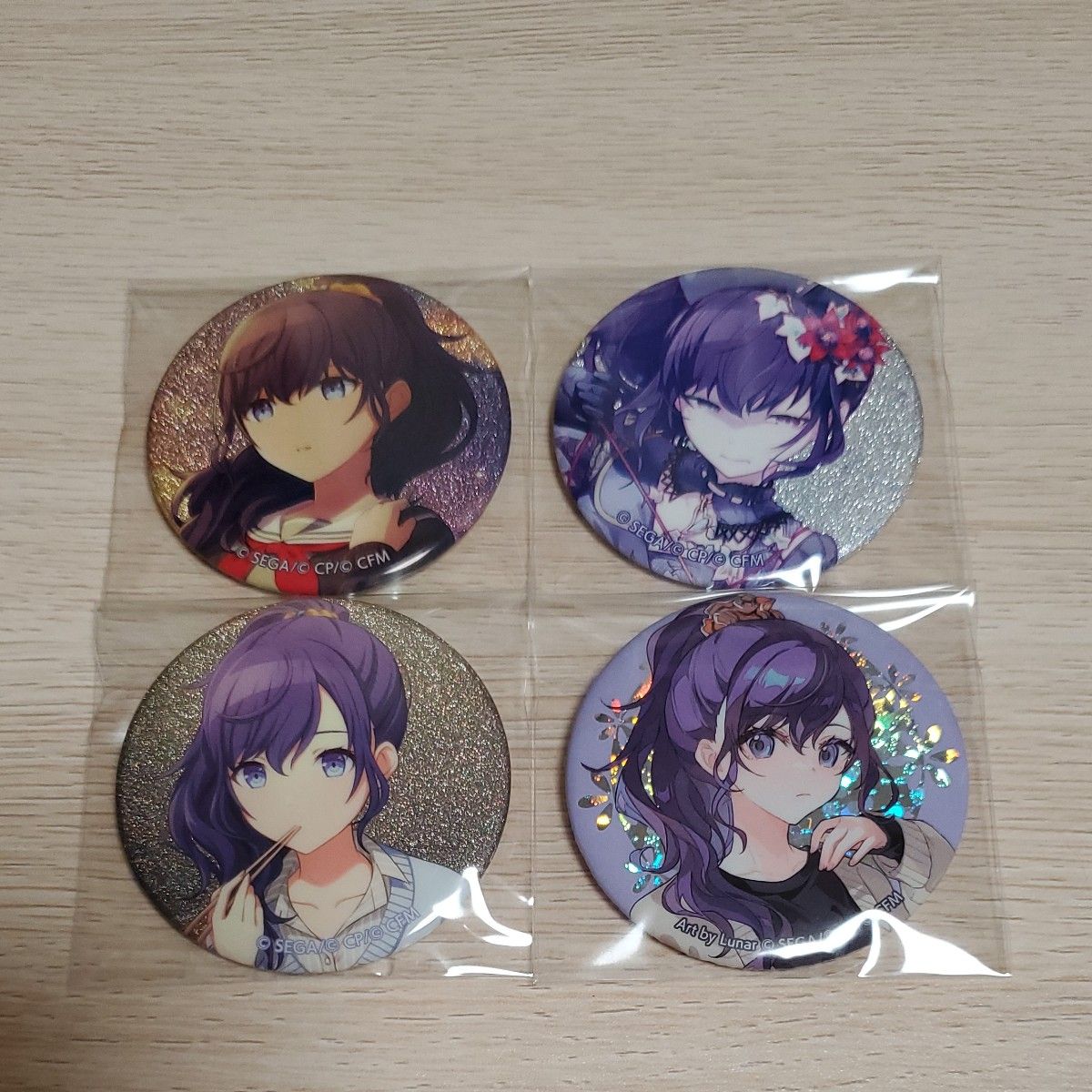 プロジェクトセカイ プロセカ グリッター缶バッジ vol 22A 朝比奈ま