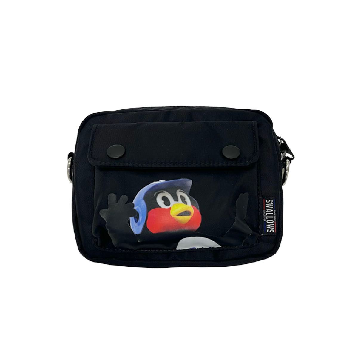 つば九郎 芸術の秋 L字チャックポーチ（さけび）東京ヤクルト