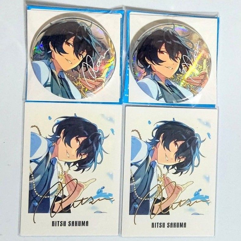 あんスタ ES 9周年記念 ぱしゃっつ & 缶バッジ 七種茨 6点セット