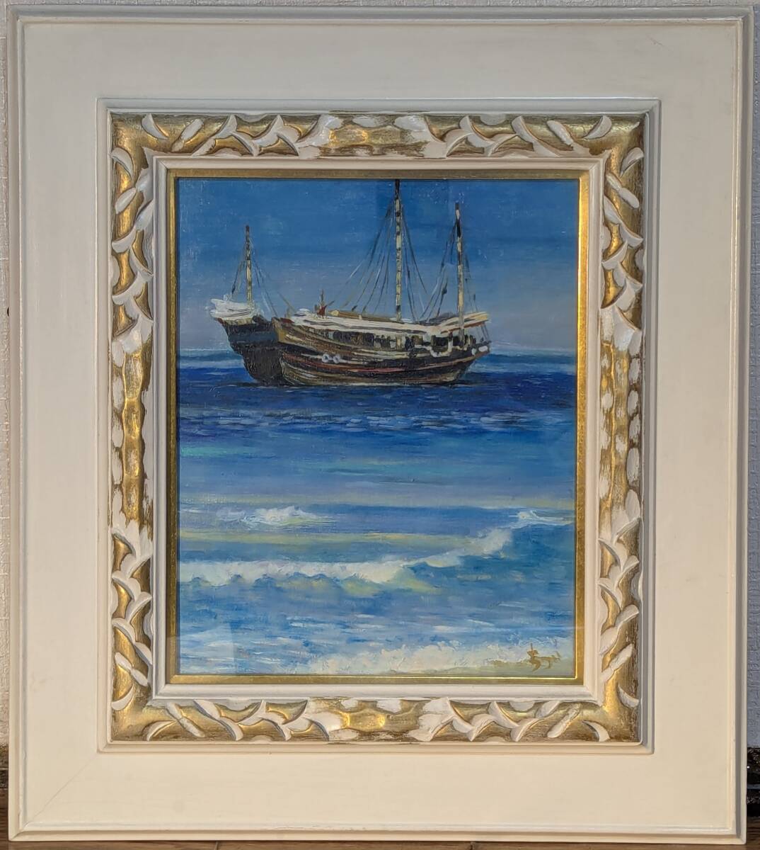 九月の家」松任谷国子 真作F－4号 九月の家」松任谷国子 真作F－4号