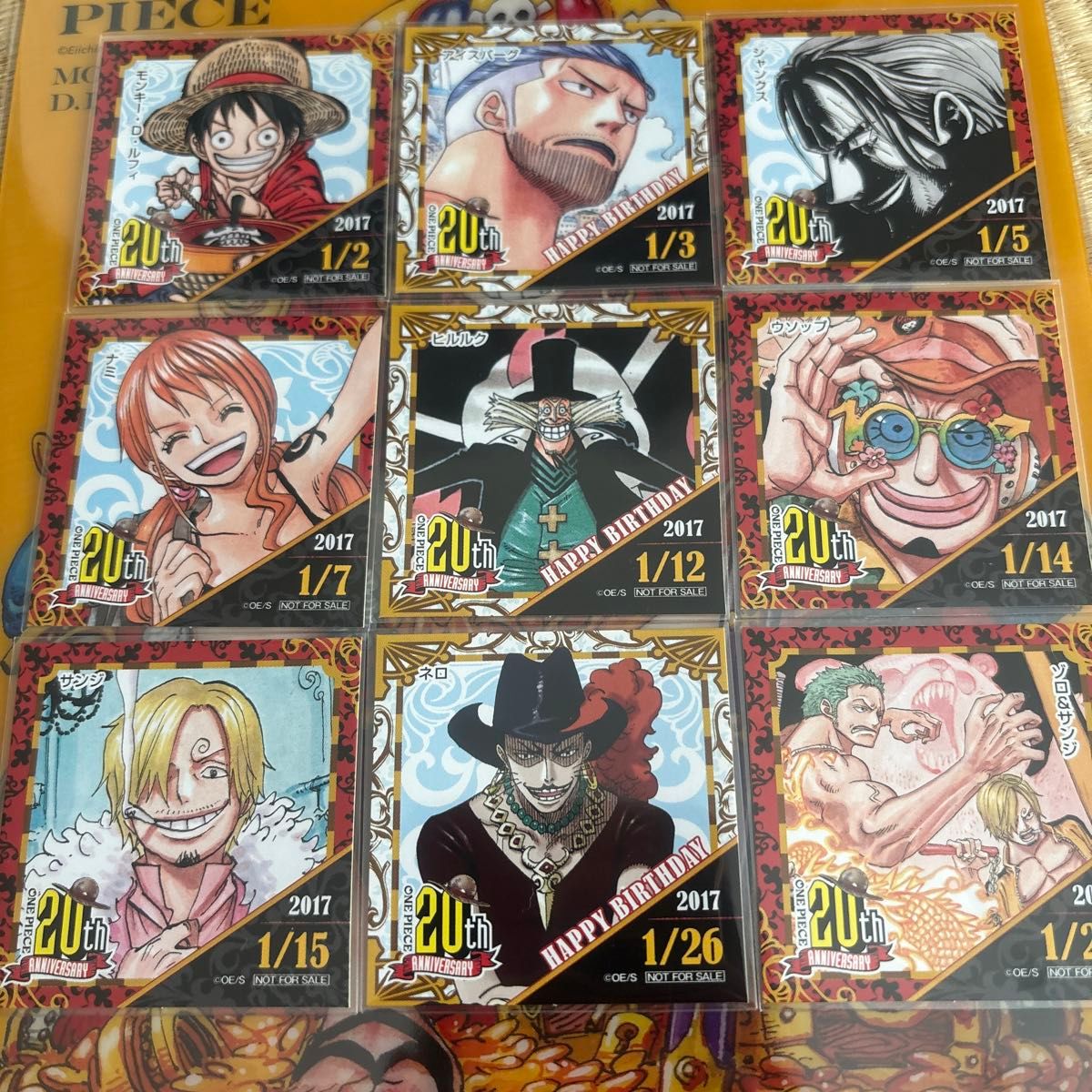 非売品 ゾロ＆サンジ 麦わらストア限定配布 ワンピース手配書